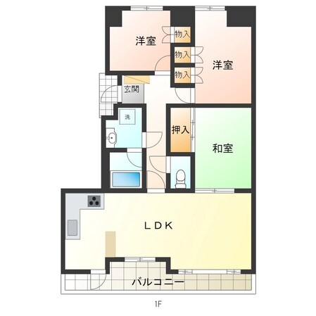 サーパス住吉の物件間取画像